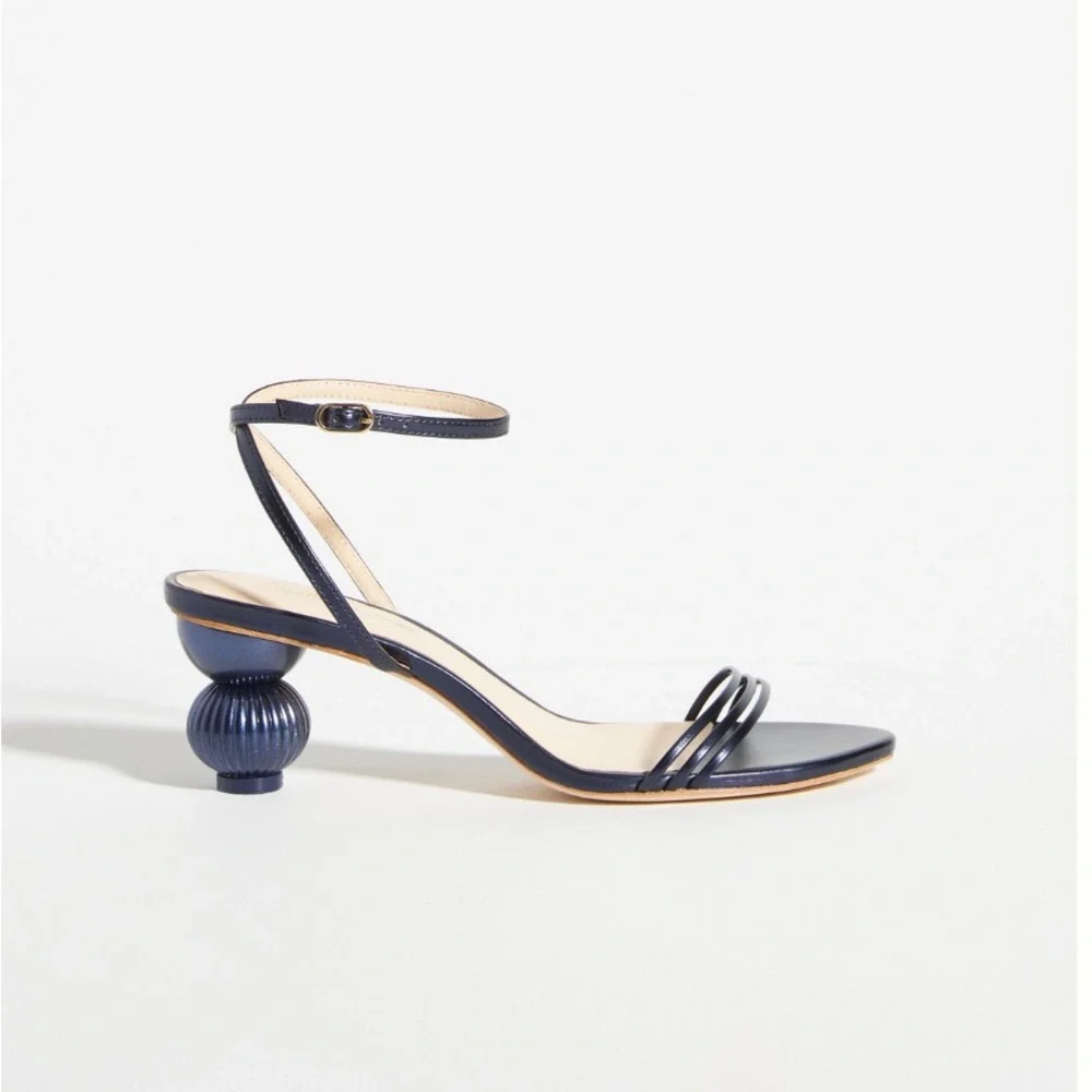 Guilhermina Sculptural Heeled Sandals - Picture 1 of 5